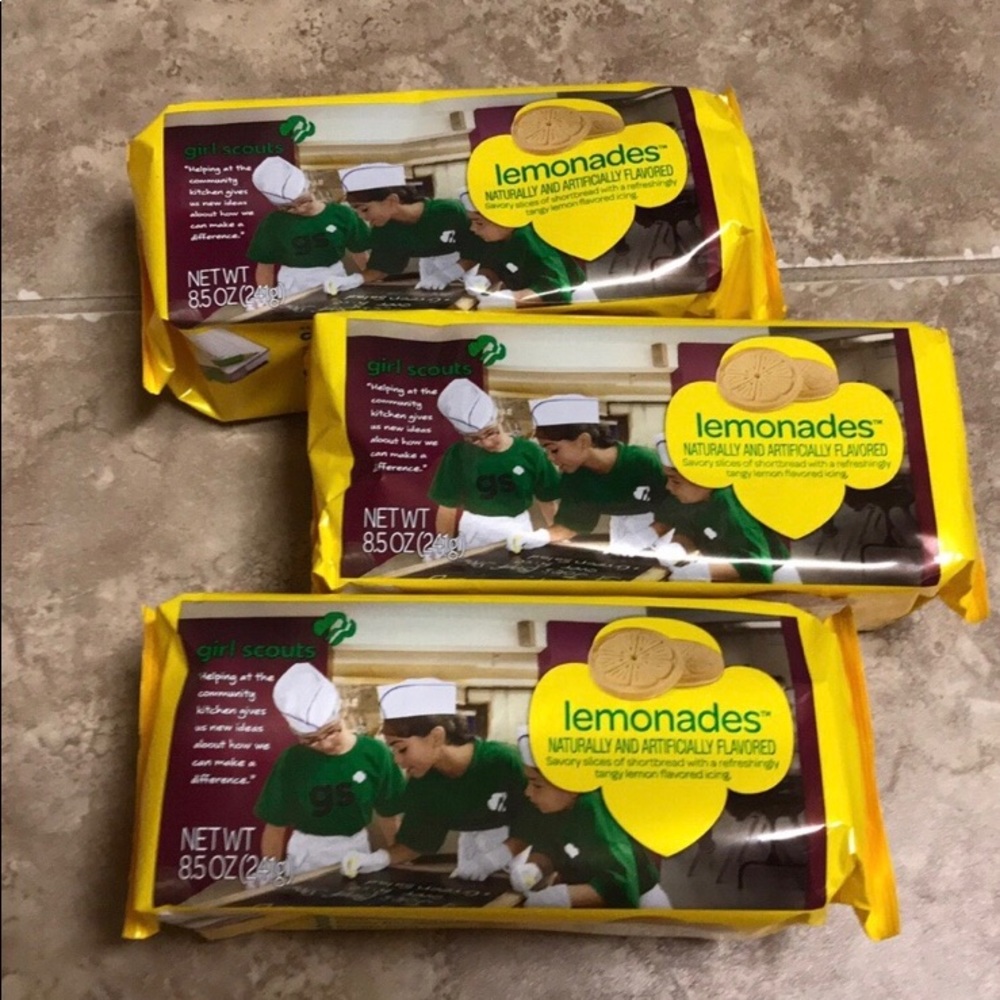 Lemonade Girl Scout cookies